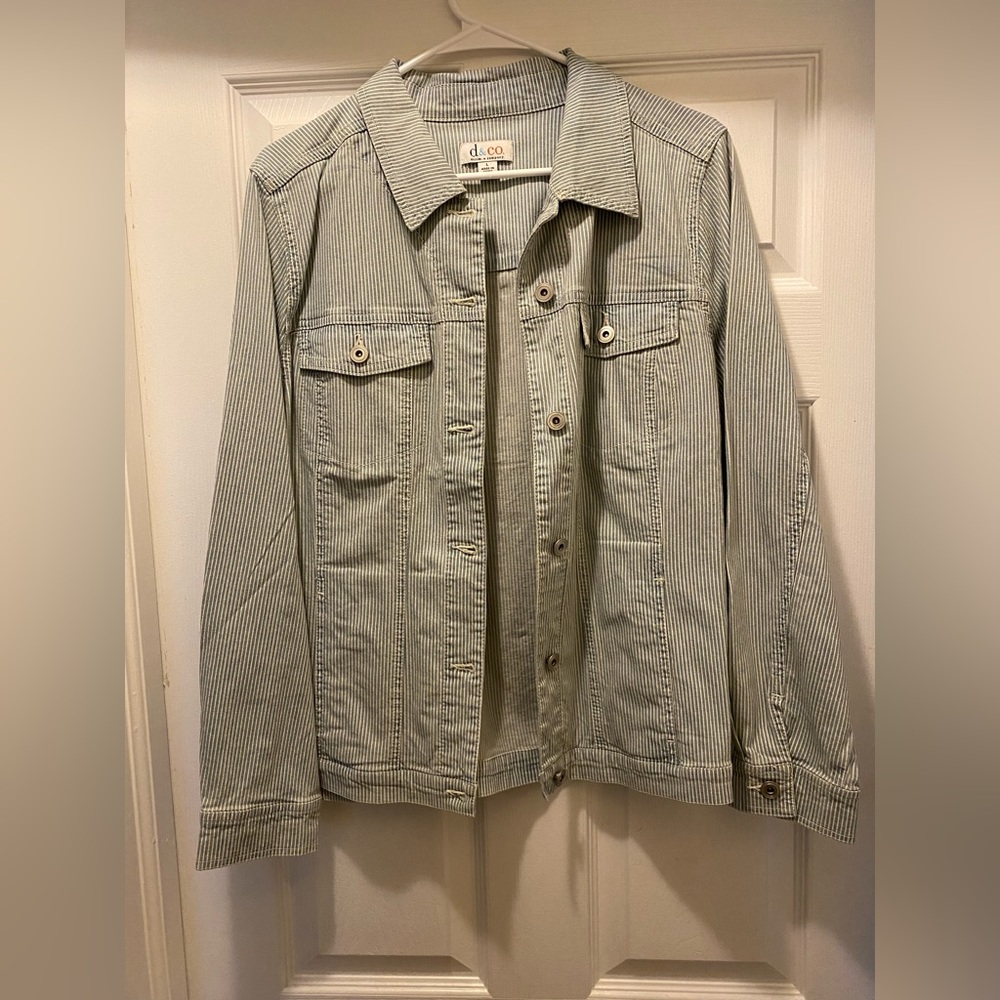 Striped jacket size large